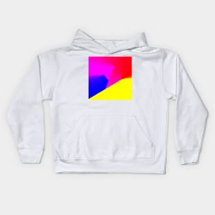 Colorful rainbow abstract art design Kids Hoodie